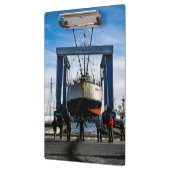 Nautische scheepsfotografie op zee klembord (Links)
