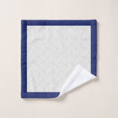 Nautische schelpen op Navy Badhanddoek Set Bad Handdoek (Wasdoekje)