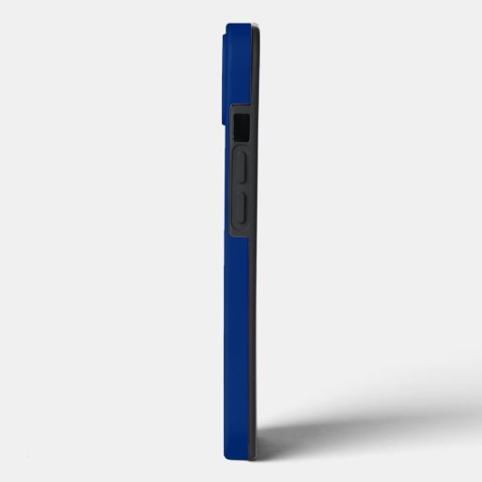 Nautische Schepen Wiel Blauw+Wit (Personaliseer) Case-Mate iPhone Case (Achterkant / Links)