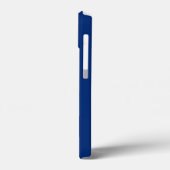 Nautische Schepen Wiel Blauw+Wit (Personaliseer) Case-Mate iPhone Case (Achterkant / Links)