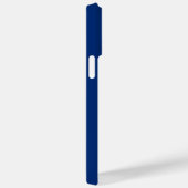 Nautische Schepen Wiel Blauw+Wit (Personaliseer) Case-Mate iPhone Case (Achterkant / Rechts)