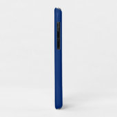 Nautische Schepen Wiel Blauw+Wit (Personaliseer) Case-Mate iPhone Case (Achterkant/links)