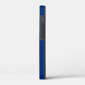 Nautische Schepen Wiel Blauw+Wit (Personaliseer) Case-Mate iPhone Case (Achterkant / Links)