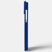 Nautische Schepen Wiel Blauw+Wit (Personaliseer) Case-Mate iPhone Case (Achterkant / Links)