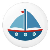 Nautische schuifdeur en trekknop voor zweefboot keramische knop (Voorkant)