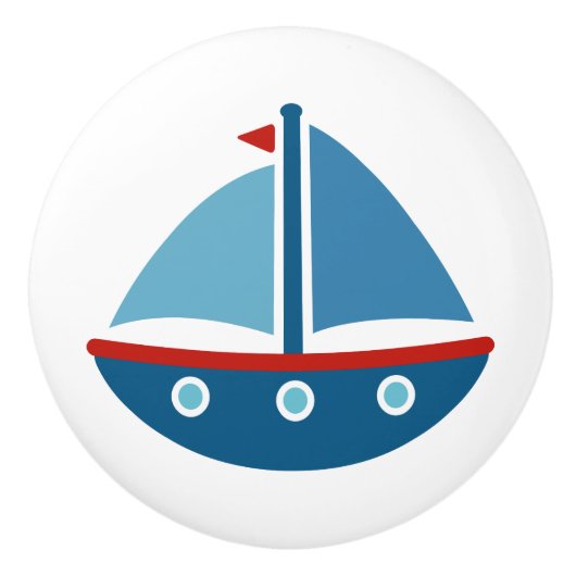 Nautische schuifdeur en trekknop voor zweefboot keramische knop (Voorkant)