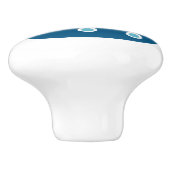 Nautische schuifdeur en trekknop voor zweefboot keramische knop (Zijkant)