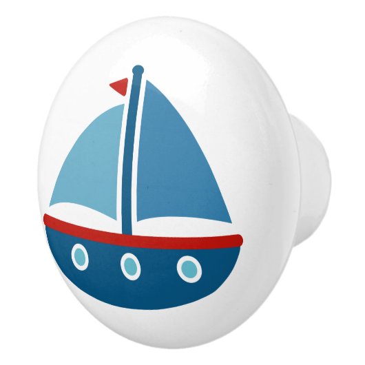 Nautische schuifdeur en trekknop voor zweefboot keramische knop (Rechts)