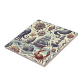  Nautische Sealife Illustratie Tegeltje (Zijkant)