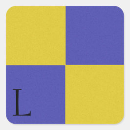 Nautische Signaalvlag Alfabet Sticker L