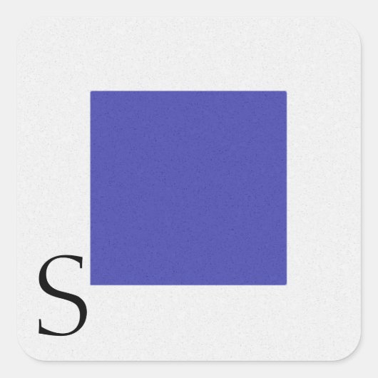 Nautische Signaalvlag Alfabet Sticker S (Voorkant)