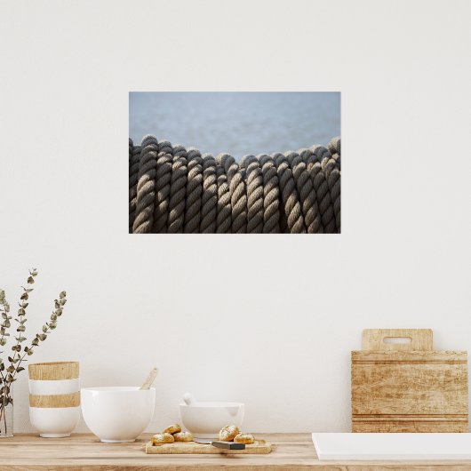 Nautische spoel poster (Keuken)