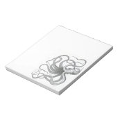 Nautische steampunk octopus  boek tekening notitieblok (Linkerzijde)
