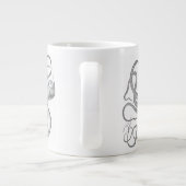 Nautische steampunk octopus  kraken mok beker (Achterkant)