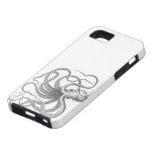 Nautische steampunk octopus  kraken tekening Case-Mate iPhone case (Onderkant)