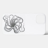 Nautische steampunk octopus kraken tekening Case-Mate iPhone case (Achterkant (horizontaal))