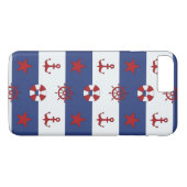 Nautische sterren en strips Case-Mate iPhone case (Achterkant (Horizontaal))