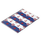 Nautische sterren en strips notitieboek (Linkerzijde)