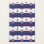 Nautische sterren en strips planner (Voorkant)