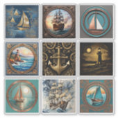 Nautische stickercollectie sticker (Voorkant)
