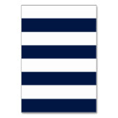 Nautische Stijl Bruiloft Tafel Escort Kaart (Achterkant)