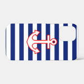 Nautische stijlbevestiging op strepen Case-Mate iPhone case (Achterkant (horizontaal))