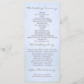 nautische strand bruiloft programma's (Achterkant)