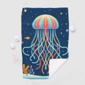 Nautische/strand/kustkwallen Golfhanddoek (Insitu)