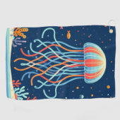 Nautische/strand/kustkwallen Golfhanddoek (Horizontaal)