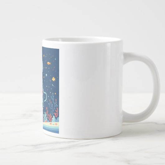 Nautische/strand/kustkwallen Grote Koffiekop (Rechts)