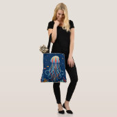 Nautische/strand/kustkwallen Tote Bag (Op model)
