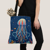 Nautische/strand/kustkwallen Tote Bag (Dichtbij)