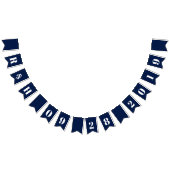 nautische strand marine blauwe bruiloft vlaggetjes (Alle)