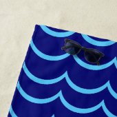 Nautische strandhanddoek strandlaken (In situ)