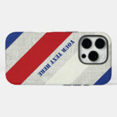 Nautische streep Case-Mate iPhone case (Achterkant (horizontaal))