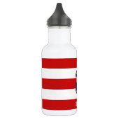 Nautische strepen en anker met elke naam waterfles  (Links)