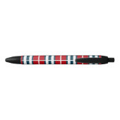 Nautische strepen zwarte inkt pen (Achterkant)