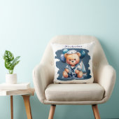 Nautische Teddybeer Delight Boy Baby shower Gift Kussen (Stoel)