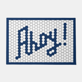 Nautische Tegel van Navy Design Deurmat