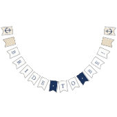 Nautische thema Bruid To Be banner - bunting vlag (Alle)