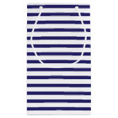 Nautische thema gepersonaliseerde bruiloft klein cadeauzakje (Achterkant)