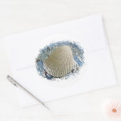 Nautische thema's ronde sticker (Envelop)