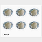 Nautische thema's ronde sticker (Vel)