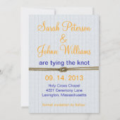 Nautische Theme Wedding Save the Date (Achterkant)