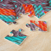 Nautische Touw Mat Thunder_Cove Legpuzzel (Zijkant)