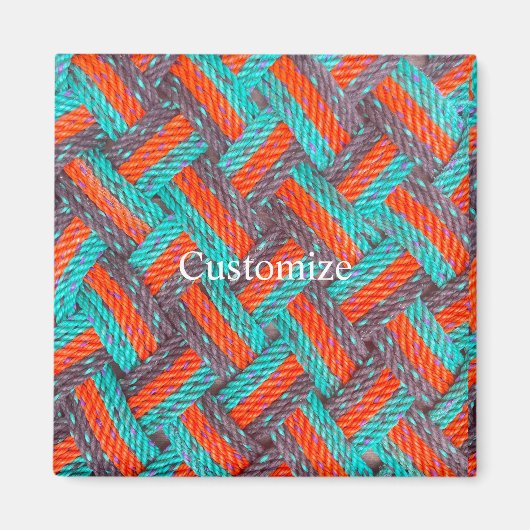 Nautische Touw Mat Thunder_Cove Magneet (Voorkant)
