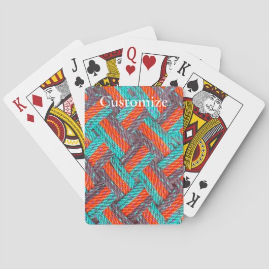Nautische Touw Mat Thunder_Cove Pokerkaarten (Achterkant)