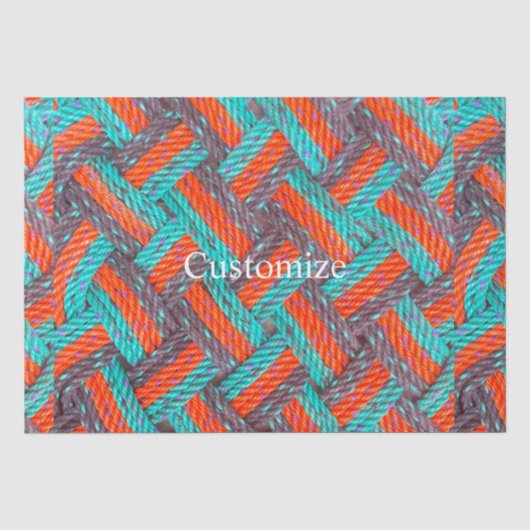 Nautische Touw Mat Thunder_Cove Tissuepapier (Voorkant)