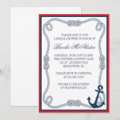 Nautische uitnodiging (Voorkant / Achterkant)