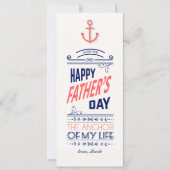 Nautische Vaderdag Kaart (Voorkant)